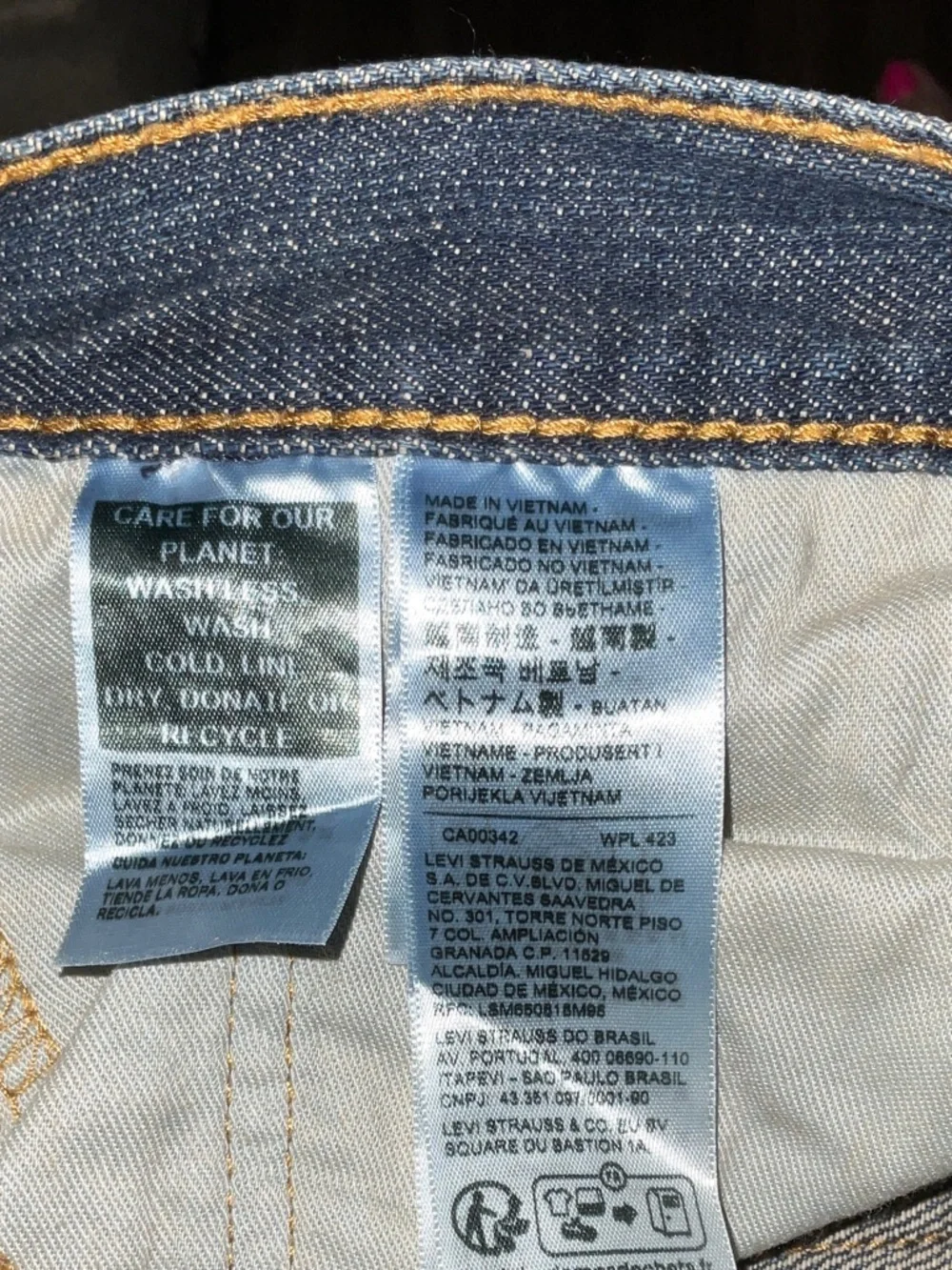 Levi's Men's Dark Blue Straight Jeans